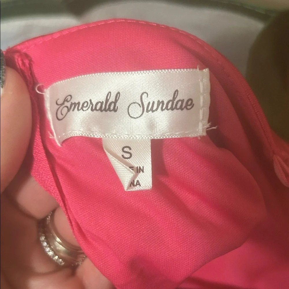 Emerald Sundae Neon Pink Dress - Picture 4 of 8